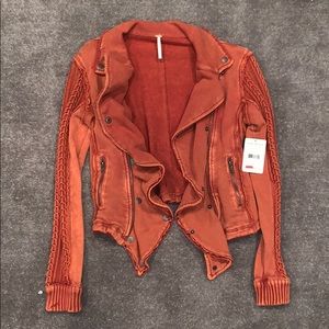 Free People Terra-cotta Jacket